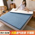 南极人床垫薄款榻榻米海绵垫单双人垫子宿舍垫被褥子家用睡垫1.8m 180*220cm 天空蓝*防滑耐磨耐用4CM*