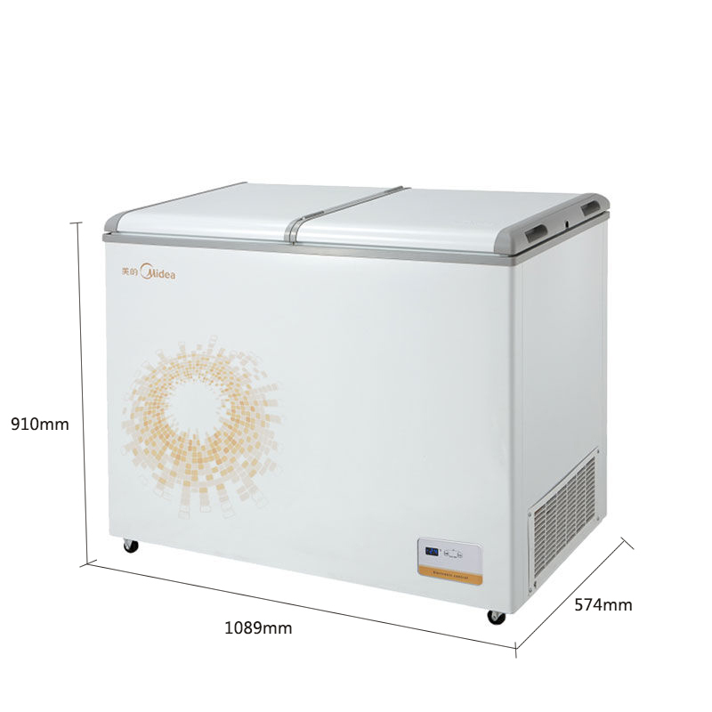 美的(Midea) 卧式 商用冷柜 双温 BCD-221VEM 旋律金(单位:台)