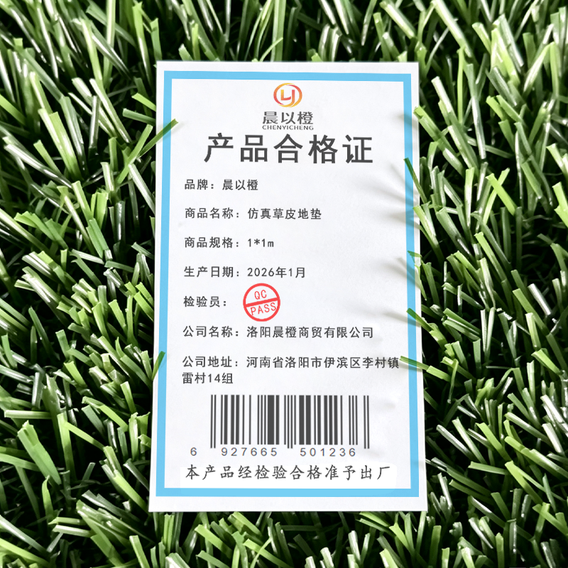 晨以橙 仿真草皮地垫 1*1m 平方米高清大图