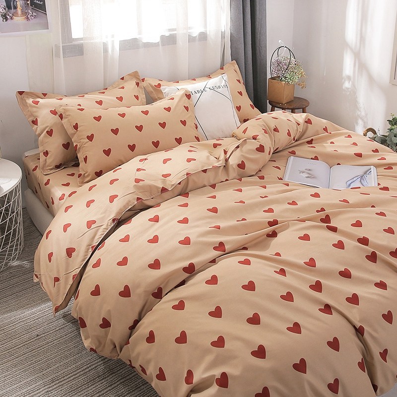 美帮汇宿舍床上三件套少女心单人学生一米八床四件套被子六件套视频