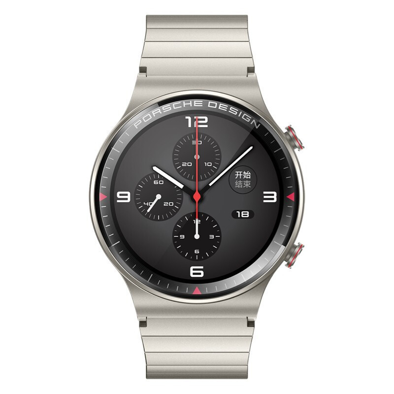 华为HUAWEI WATCH GT 2 保时捷设计款 钛金灰(46mm)华为智能手表 全钛金属设计 蓝宝石表面 陶瓷背壳 蓝牙通话 专业户外运动 钛金灰 WatchGT2保时捷设计