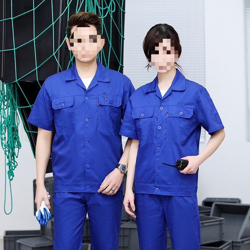 路安保夏季短袖工作服棉质速干面料可定制套高清大图