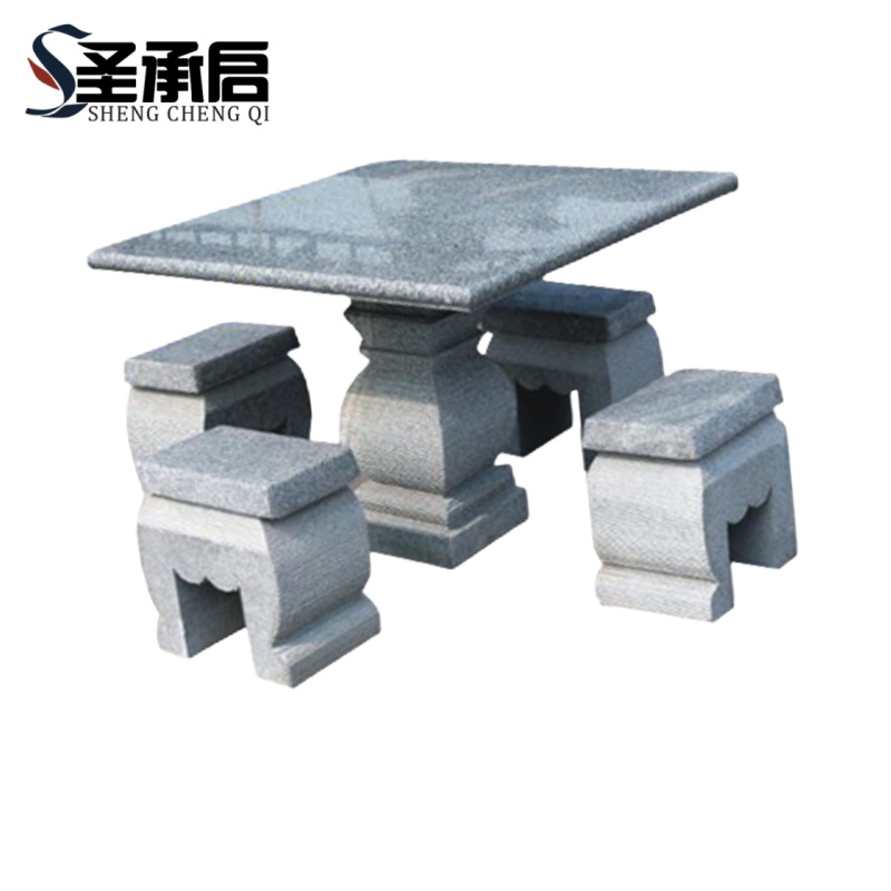 圣承启 桌凳 90方桌+4凳 套高清大图