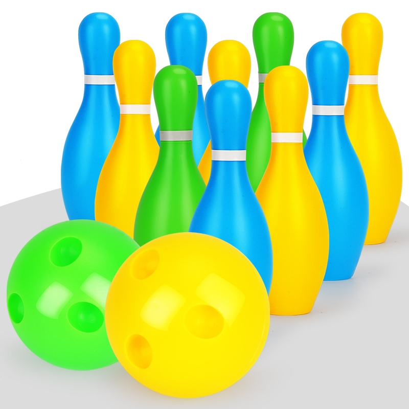 静蝉幽格保龄球儿童玩具室内宝宝家用益智男孩36周岁男孩玩具球类套装