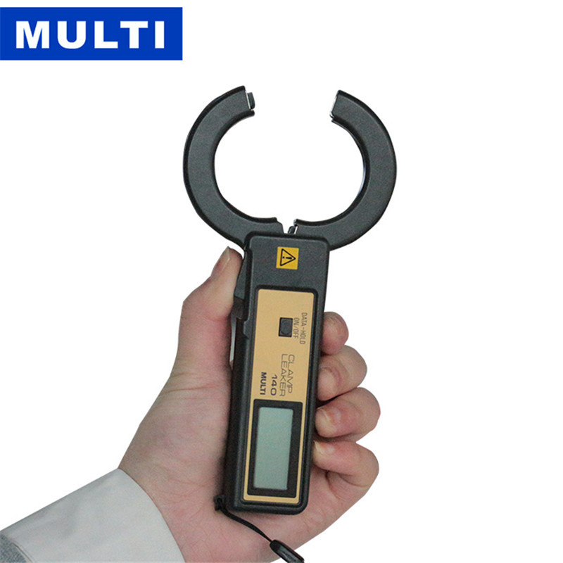 万用MULTI M-140交流钳形漏电电流表