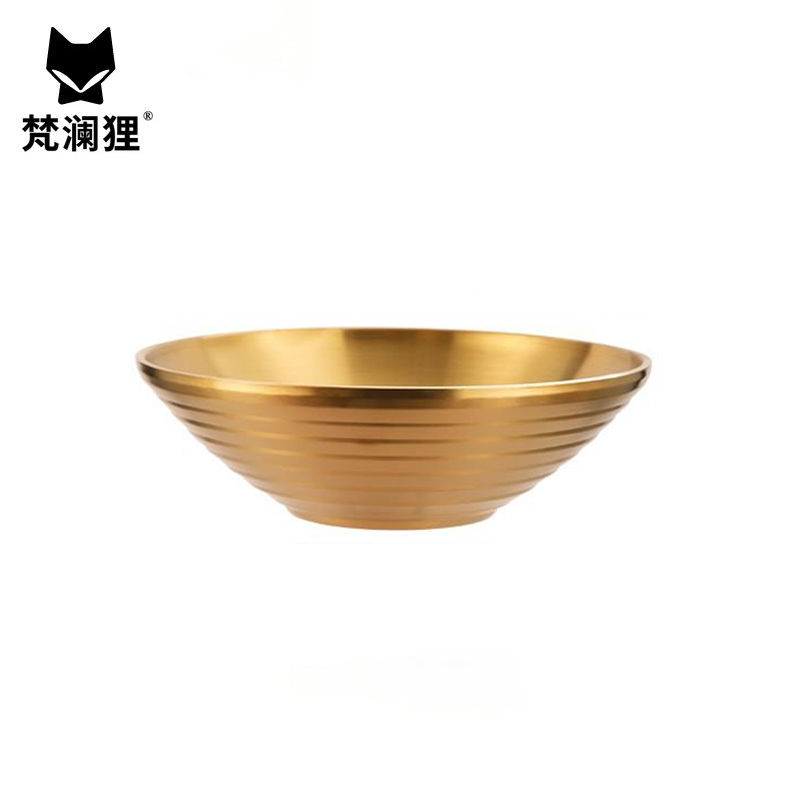 梵澜狸镀金碗P94 个 金色