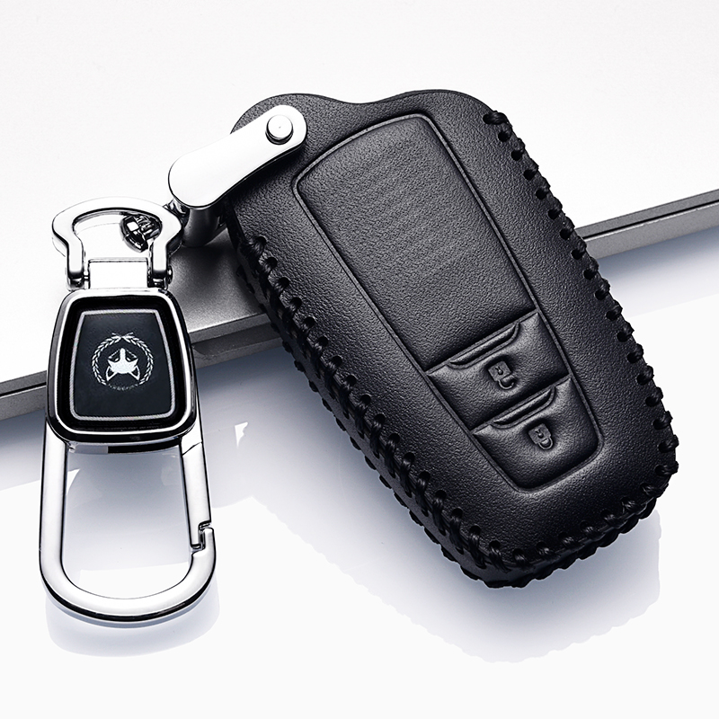 [补贴10%]2019款普拉多钥匙套18款霸道4000真皮钥匙包2700锁匙扣车用壳高档汽车钥匙包