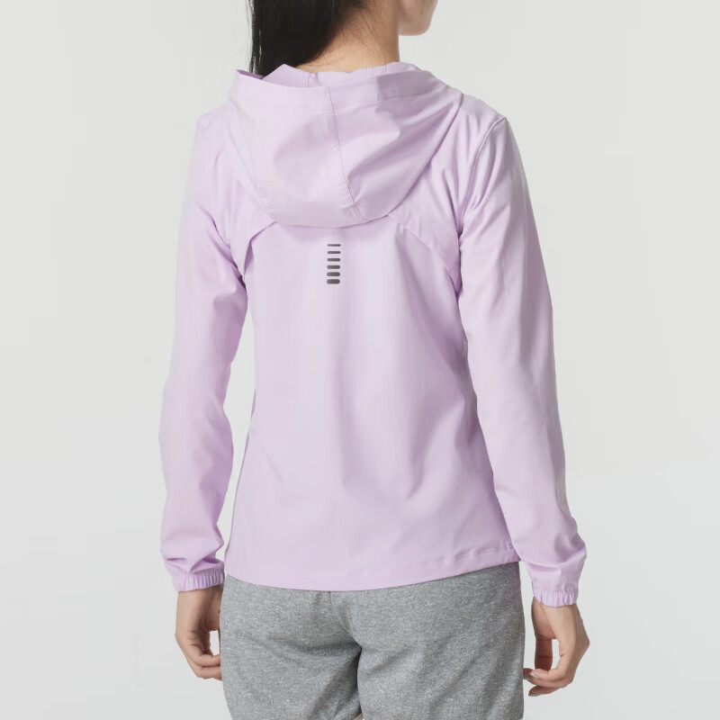 安德玛（Under Armour）外套女装新款运动服梭织连帽透气夹克上衣22500410-100 ZP高清大图