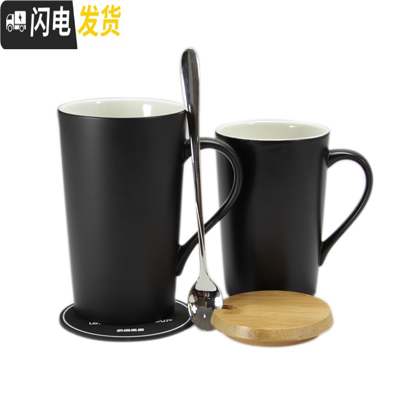 三维工匠创意变色杯子加热变色印制照片情侣马克杯定制陶瓷杯带盖带勺水杯高清大图