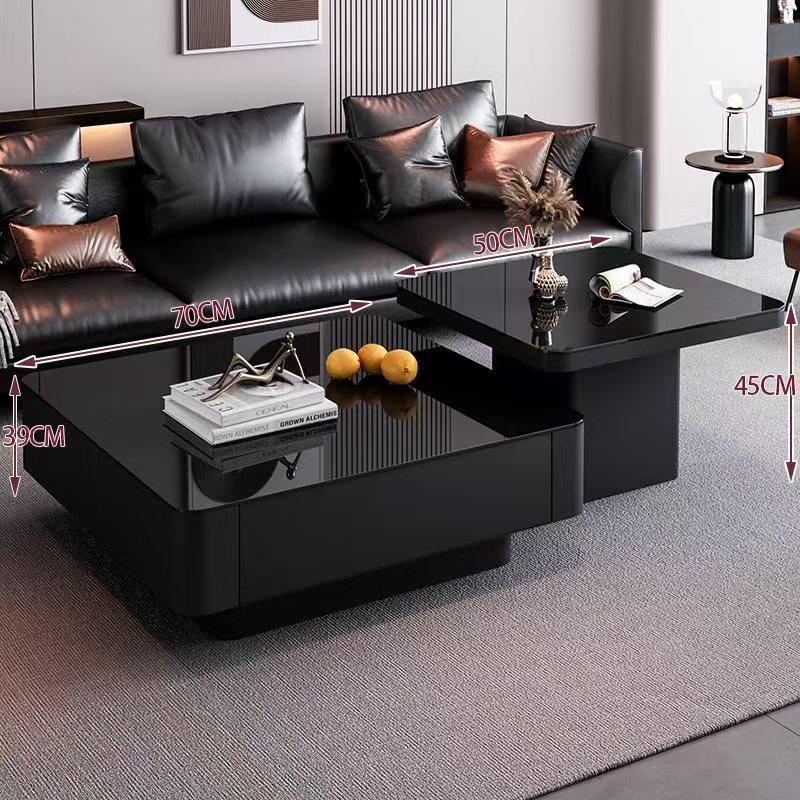 沃灏 茶几组合（主几：900*900*400 边几：600*600*500）高清大图