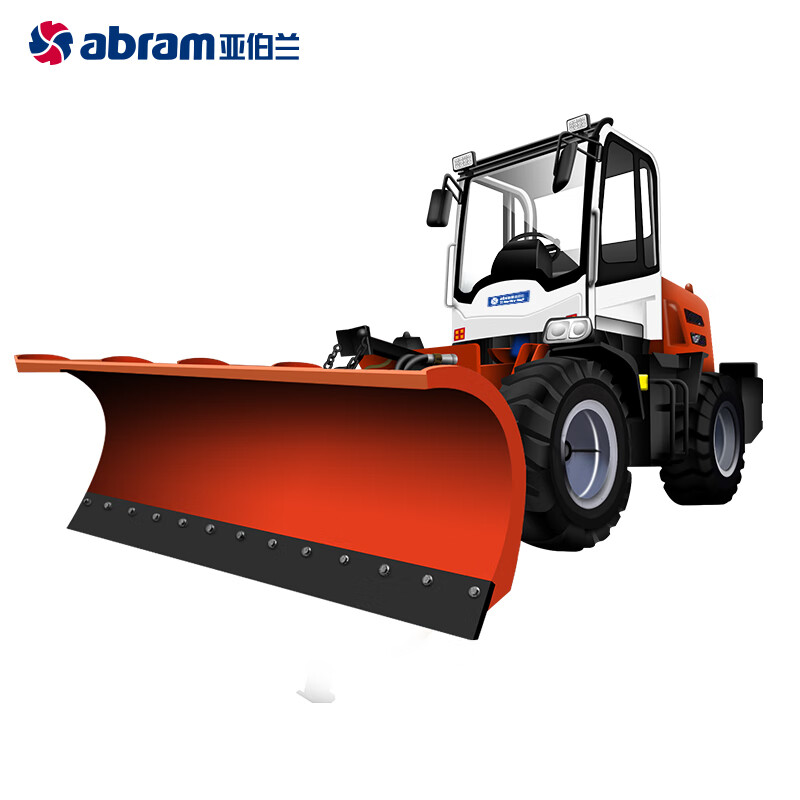 亚伯兰ABRAM-3200SX 大型四轮驾驶式扫雪车 道路清雪机市政环卫马路清扫除雪车 配滚刷+雪铲高清大图