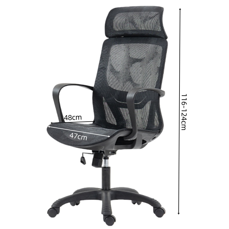 豫龙都 人体工学靠背椅 转椅 把高清大图