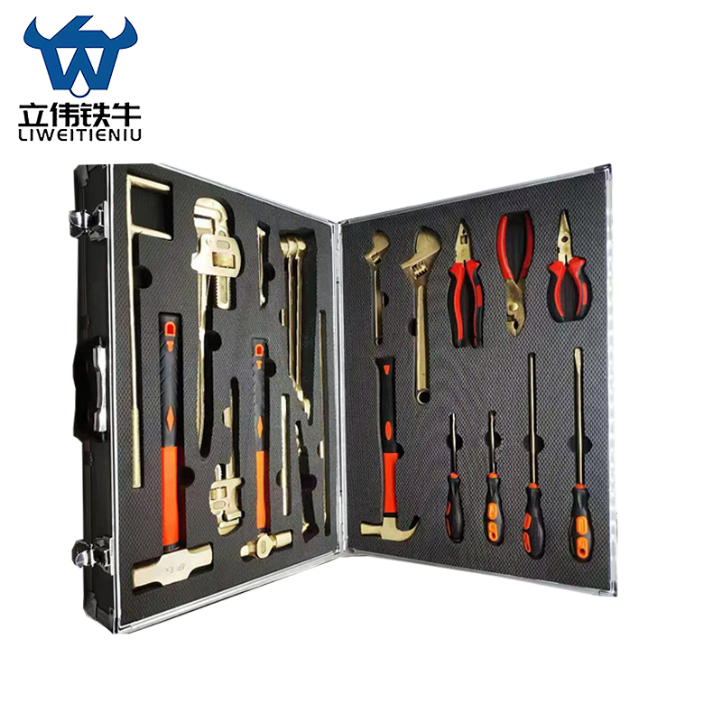 立伟铁牛防爆组合工具28件/套高清大图
