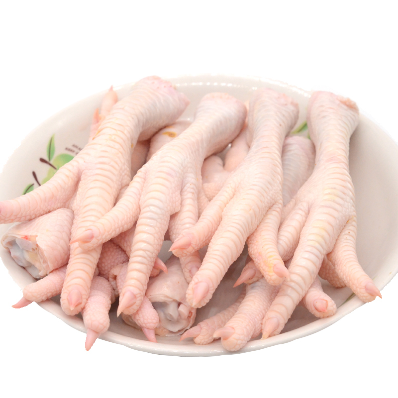顺丰新鲜有骨鸡爪凤爪新鲜速冻有骨长鸡爪1kg大自然生鸡爪烧烤食材