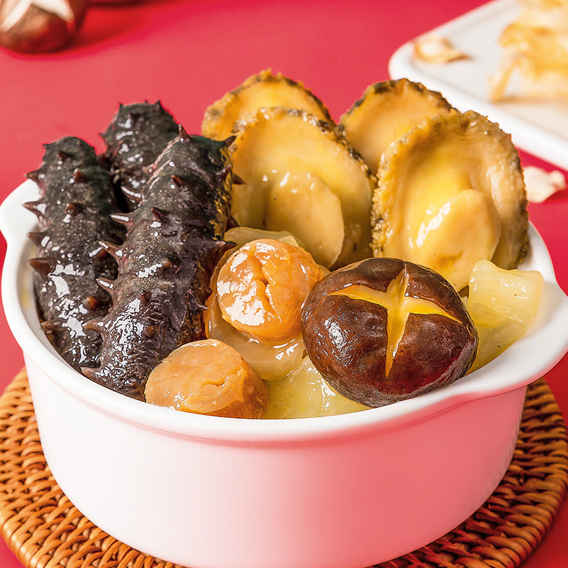 买一发三祥合佛跳墙250g单人份鲍鱼海参海鲜礼盒送礼盆菜生鲜半成品