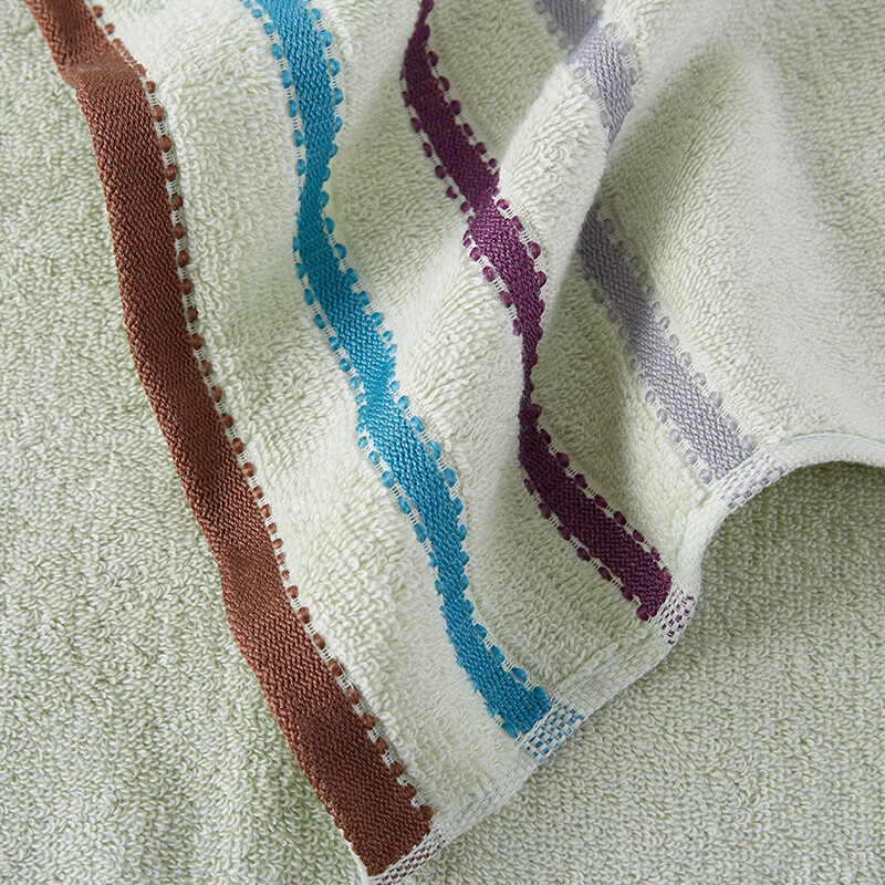 洁玉\/素色礼盒系列(GJ) 毛巾素色单条装颜色随机TG-1331D高清大图