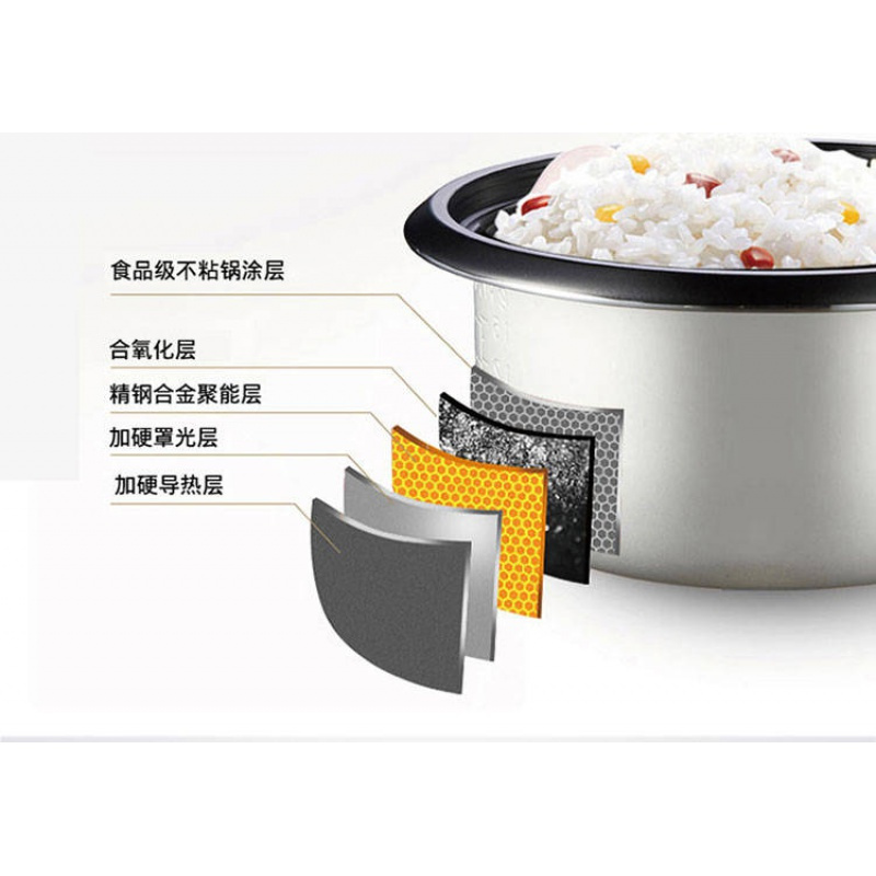大容量电饭锅烘焙精灵内胆加厚不粘电饭煲胆 28L纯白色铝胆无涂层(粘锅)