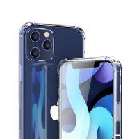 ESCASE 苹果12手机壳iphone 12mini/Pro/ProMax保护套全包防摔透明硅胶软壳升级气囊简约男女款