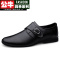 公牛四季男士皮鞋百搭英伦风懒人一脚蹬软底软皮中年爸爸休闲鞋日常套脚韩版圆头新郎结婚鞋豆豆鞋