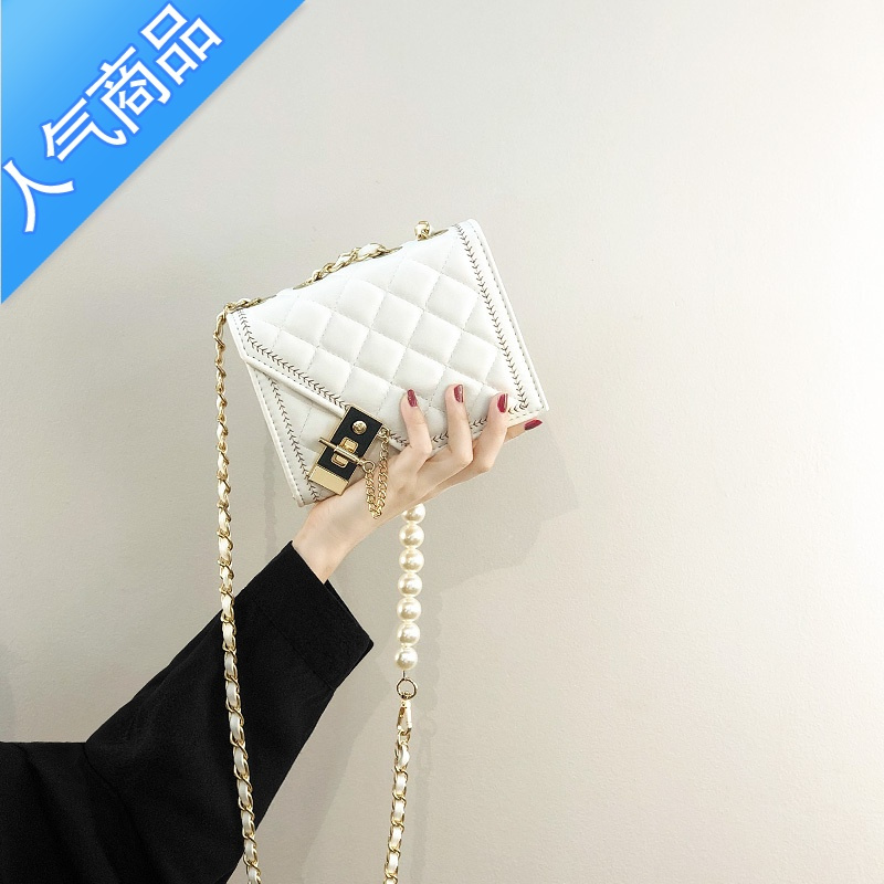 封后小众设计小包包女包2022新款感洋气菱格链条包夏季迷你斜挎包女斜挎包