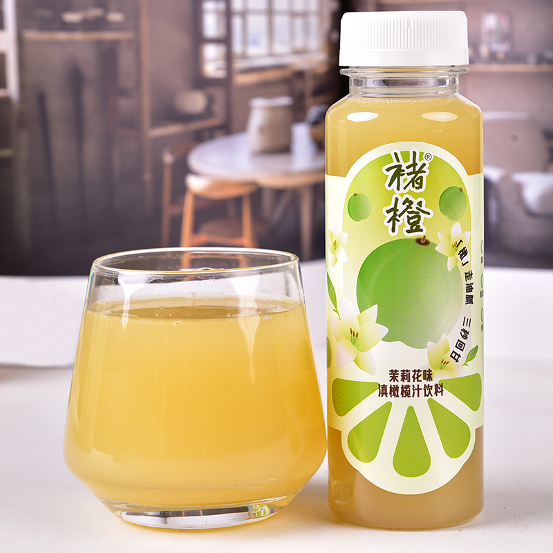 褚橙茉莉花味滇橄榄汁云南油甘果汁原汁饮料245ml*12瓶装