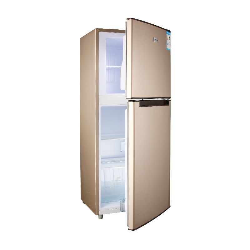 冰箱小型家用迷你小冰箱节能双门三门宿舍公寓出租屋大容量电冰箱银色