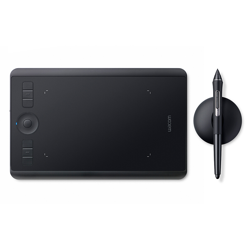和冠 Wacom 影拓Pro PTH-460 数位板 绘画板 8192级压感 电磁压感式 蓝牙/USB2.0 黑色