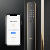 凯迪仕（Kaadas）智能锁兰博基尼传奇红古铜全自动推拉式指纹锁家用防盗门锁磁卡锁电子锁密码锁防猫眼锁