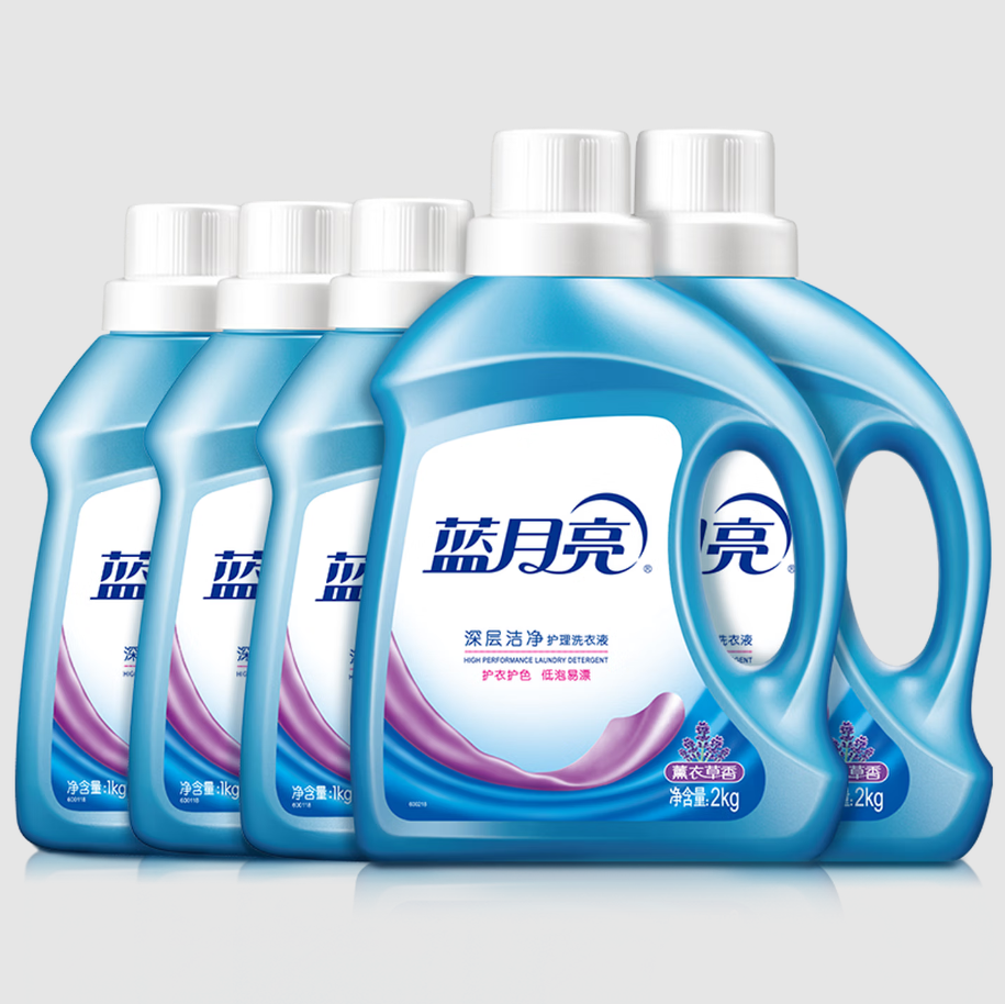 蓝月亮深层洁净洗衣凝珠高效去渍抗菌除菌温和护衣设计