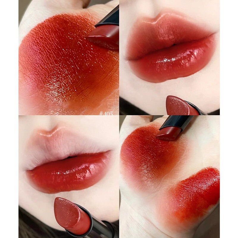 阿玛尼红黑管唇膏挚爱权利口红浓郁浆果红秋冬烤番茄红权力405#406
