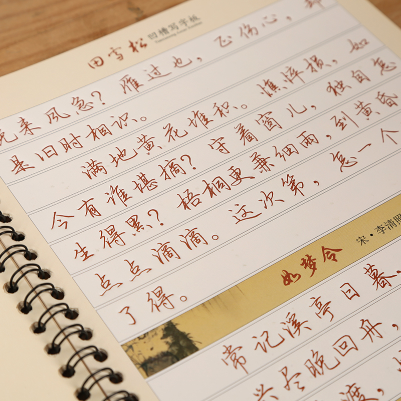 [醉染正版]全4册 初学控笔训练字帖田雪松凹槽写字板--名家散文行书小学生儿童三四五六年级楷书入门基础训练练字帖钢笔字帖高清大图