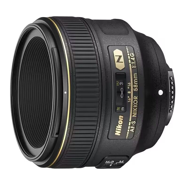 Nikon/尼康 AF-S 尼克尔58mm f/1.4G定焦镜头 全画幅大光圈人像定焦镜头单反相机镜头58/1.4g高清大图
