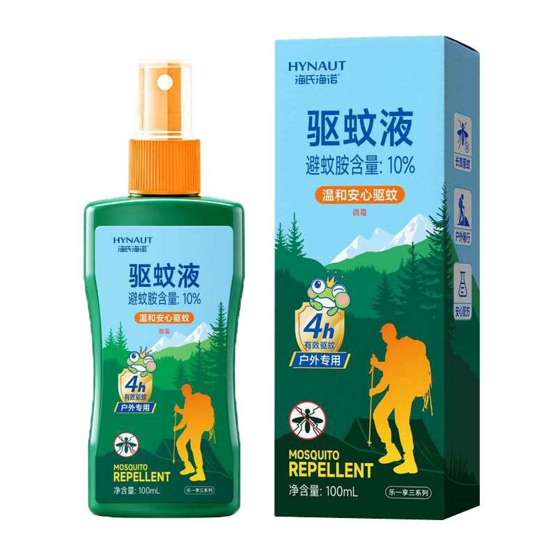 海氏海诺 100ml装户外专用驱蚊液夏季出游钓鱼登山蚊虫防护清香型驱蚊喷雾防蚊液高清大图