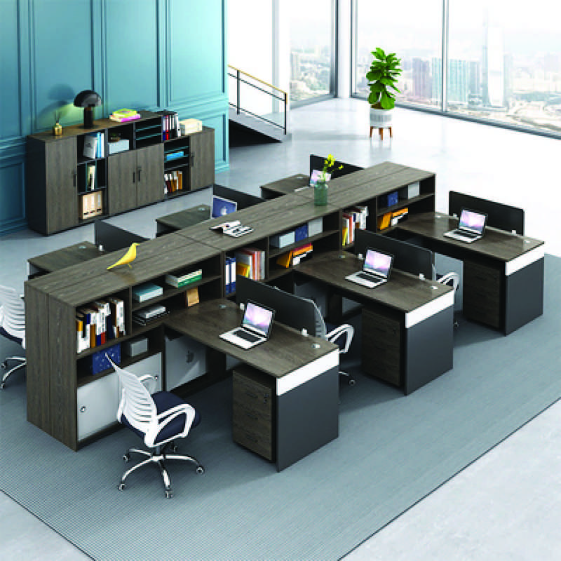 菁鸿简约现代职员办公桌椅组合财务桌jhxd192办公室家具创意员工桌