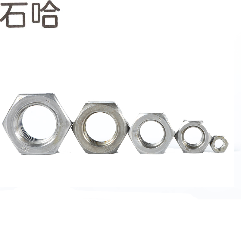 石哈六角薄螺母4级M20(个)高清大图