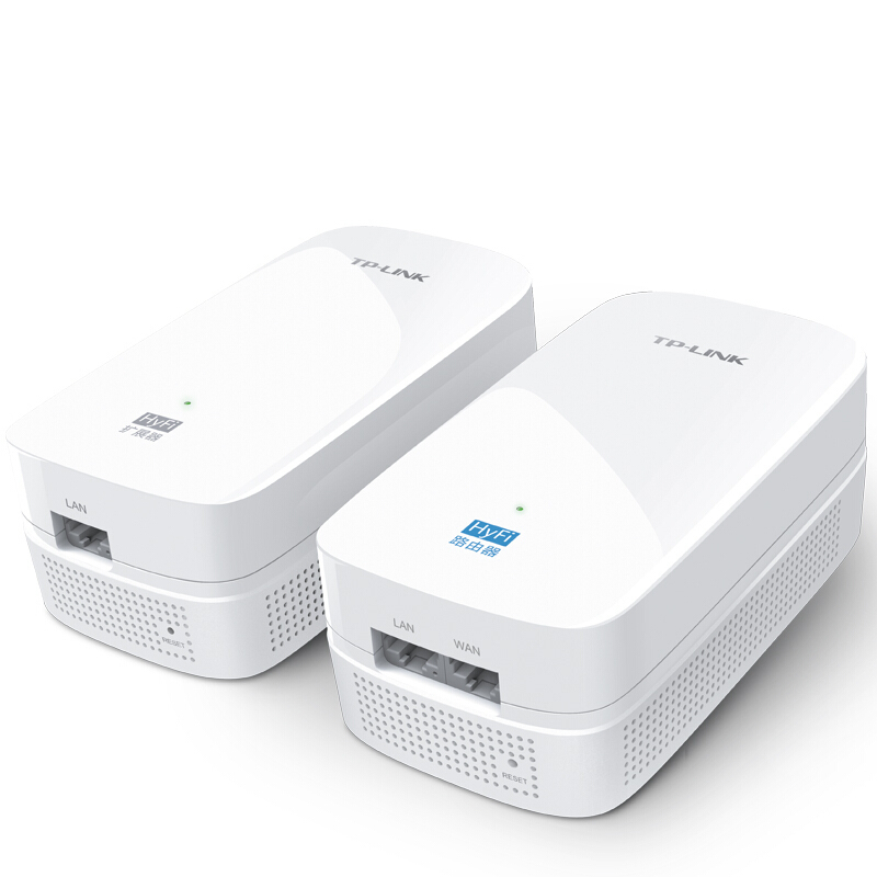 TP-Link [H39R&H39E一对套装]600M双频HyFi智能家用高速穿墙宝无线子母路由器分布式路由无线电力猫