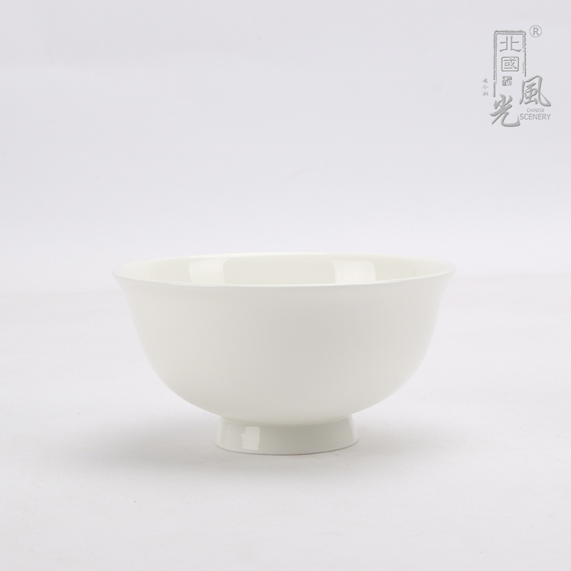 北国风光 骨瓷餐具碗 4.5英寸高足碗TS-BC个