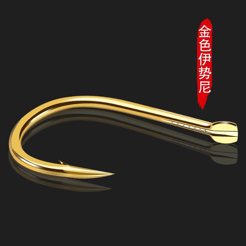 双槽伊势尼鱼钩散装进口日本正品鱼钓钓鱼钩鲫鱼钩鱼勾钩子有倒刺