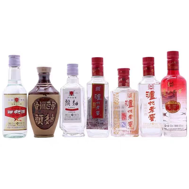泸州老窖 头曲60周年纪念酒 52度 125ml*7瓶小酒版礼盒 浓香型高清大图