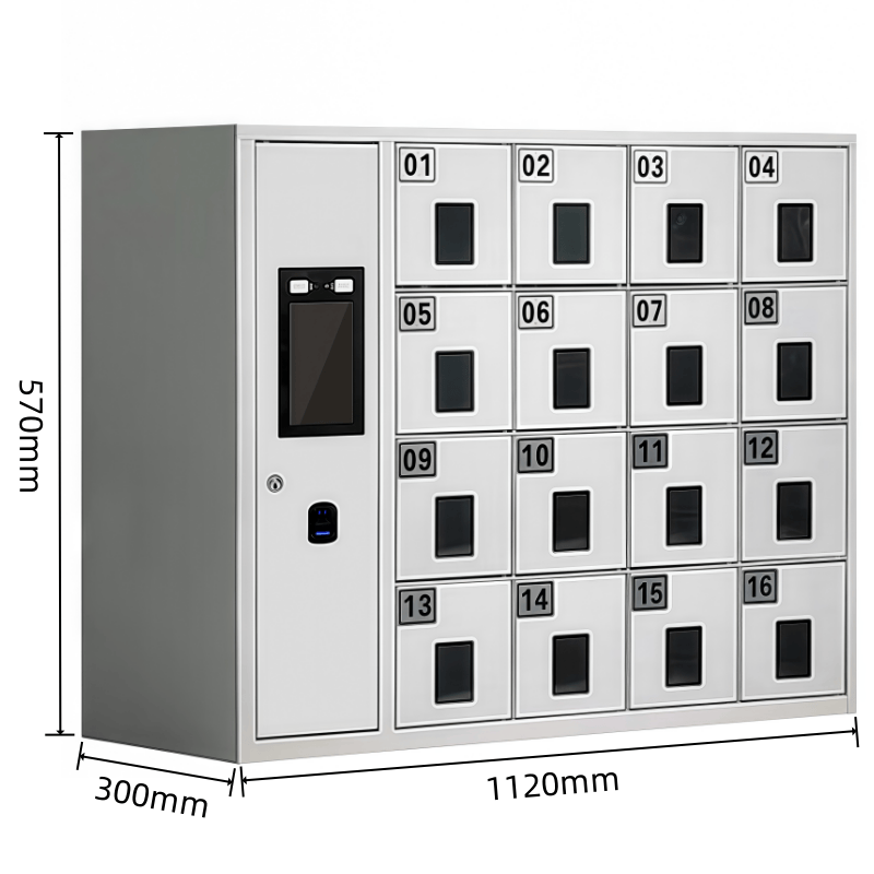鑫木樽充电柜十六门台高清大图