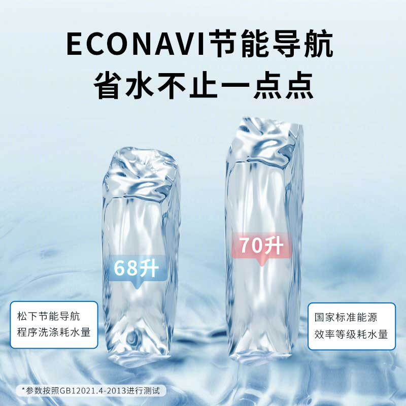 松下(Panasonic)洗衣机全自动10公斤洗烘一体机 BLDC变频电机 95°除菌 泡沫净 XQG100-NGA5V高清大图