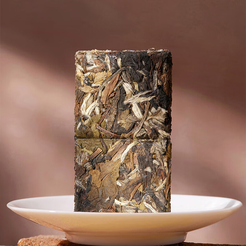 八马茶业白茶240g迷你茶砖冲泡随心香气馥郁鲜醇甘爽Z0196高清大图