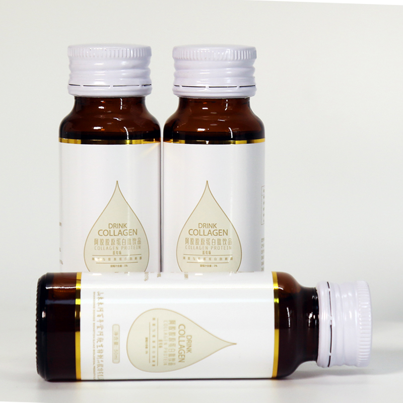 阿胶百年堂胶原蛋白海洋鱼低聚肽粉饮品保健饮品50ml*6瓶