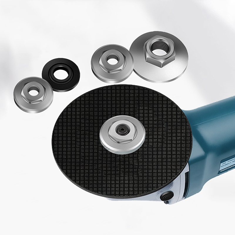 角磨机压板改装夹板理线家不锈钢压盖六角螺母配件磨片锯片工具通用