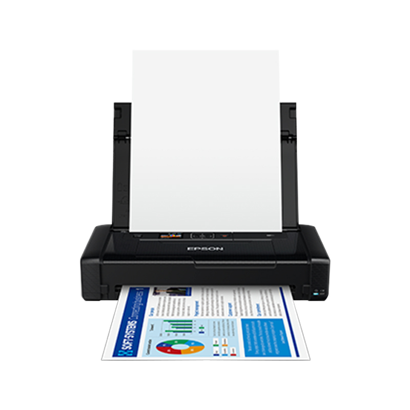 爱普生（EPSON）WF-110 A4彩色无线便携式打印机 内置电池/USB供电 黑色 （单位：台）