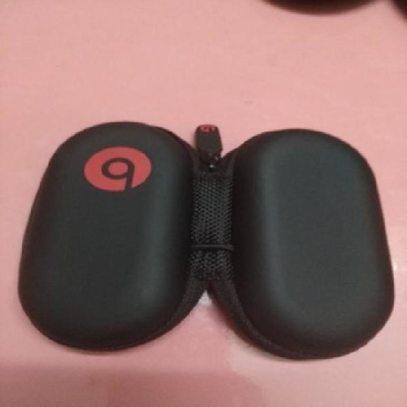 线控包(LOGO上面) 耳机收纳盒Beats Powerbeat2 3代挂耳耳机BEATS X 原装收纳盒耳包