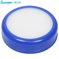 广博(GuangBo)HMG9270圆形海绵缸10个 塑料湿手器 沾水器沾水盒沾水缸 财务用点钱 办公用品