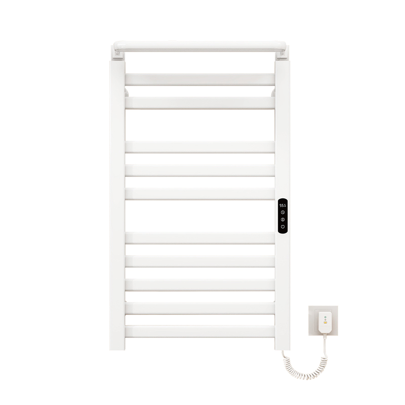 SIOYIE芯毅 智能电热毛巾架家用浴室卫生间毛巾杆电加热恒温浴巾烘干置物架R396(免费安装) 白色【左线】