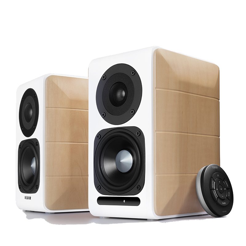 EDIFIER/漫步者 S880 MKII 台式电脑电视音响HiFi2.0多媒体音箱家用客厅 白色 典雅白