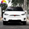 舒适主义特斯拉 tesla model x s反光车标贴膜装饰车贴轮毂把手改装配件 MODELS一代反光白色全套